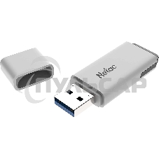 Флешка USB Netac U185 8 Gb <NT03U185N-008G-20WH>, USB 2.0, с колпачком, пластиковая белая