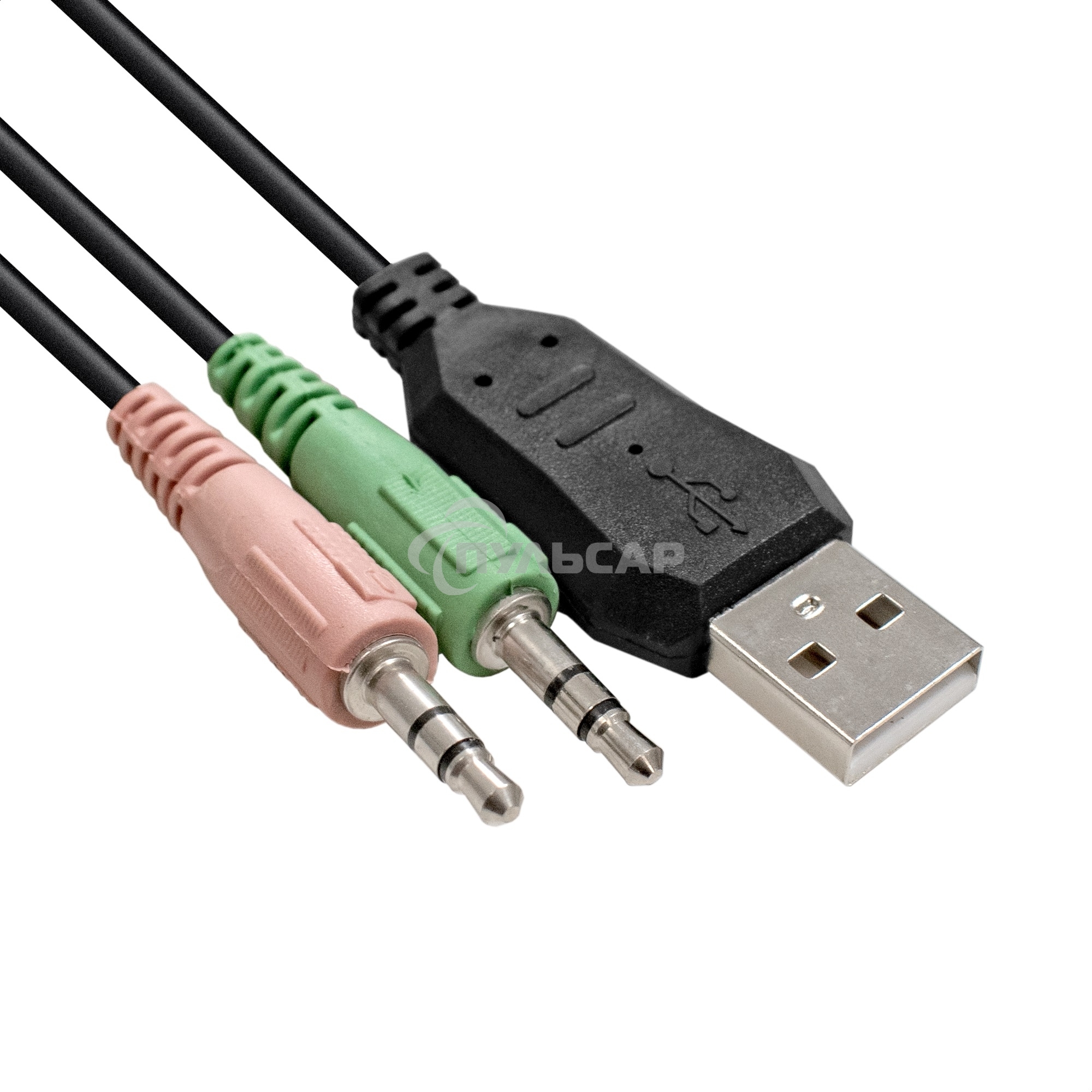 Полноразмерные игровые наушники с микрофоном (гарнитура) ExeGate Gaming HS-520G (USB, 2x3.5мм, динамик 40мм, 20-20000Гц, длина кабеля 2.5м, регулировка громкости, RGb подсветка)