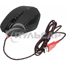 Мышь проводная A4Tech Bloody V8 черный, 3200 dpi, USB, кнопки - 8