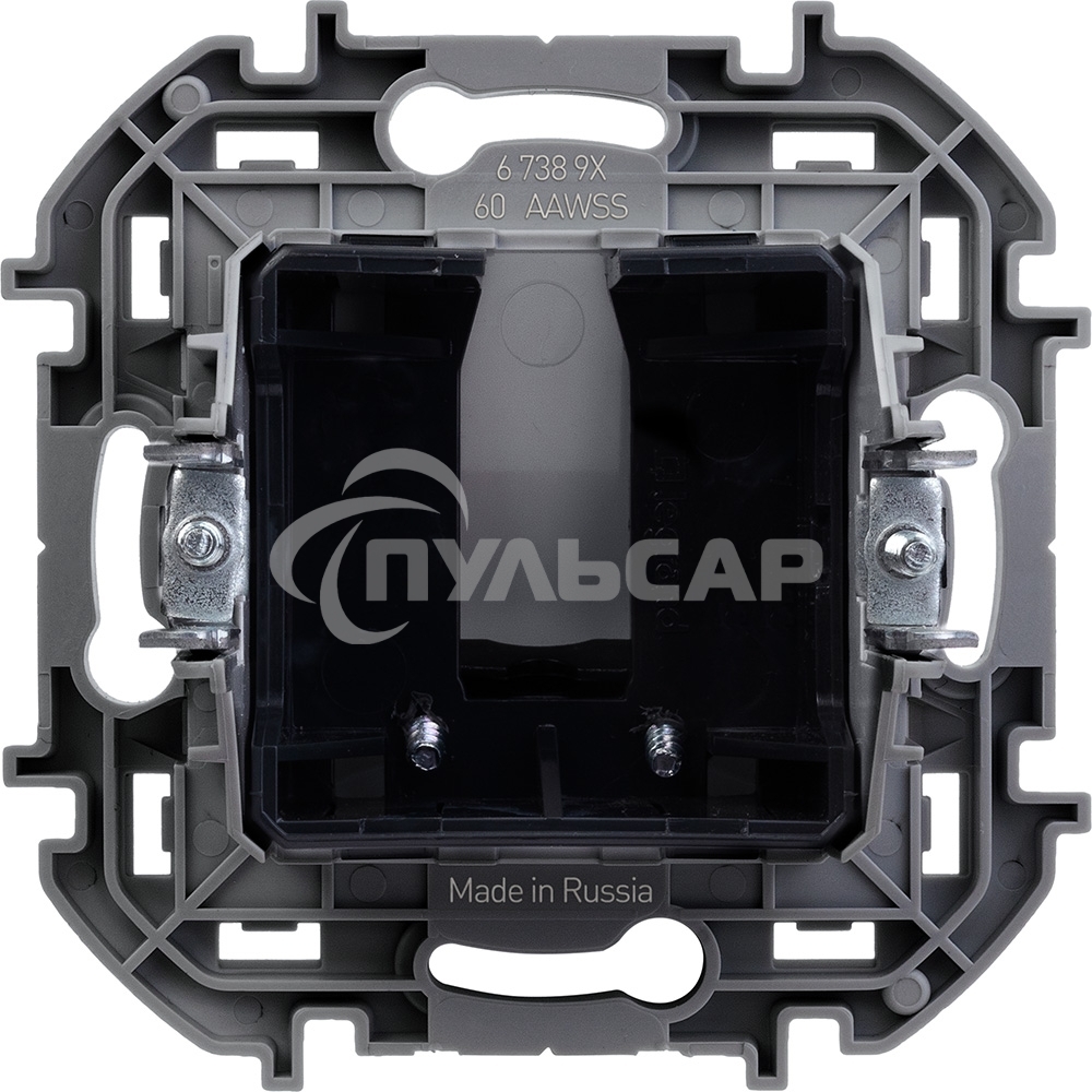 Вывод кабеля с зажимом для крепления Inspiria белый