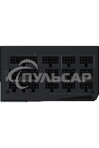 Блок питания Gigabyte GP-AP1200PM, 1200Вт, 80 PLUS Platinum, 140мм, модульный, черный