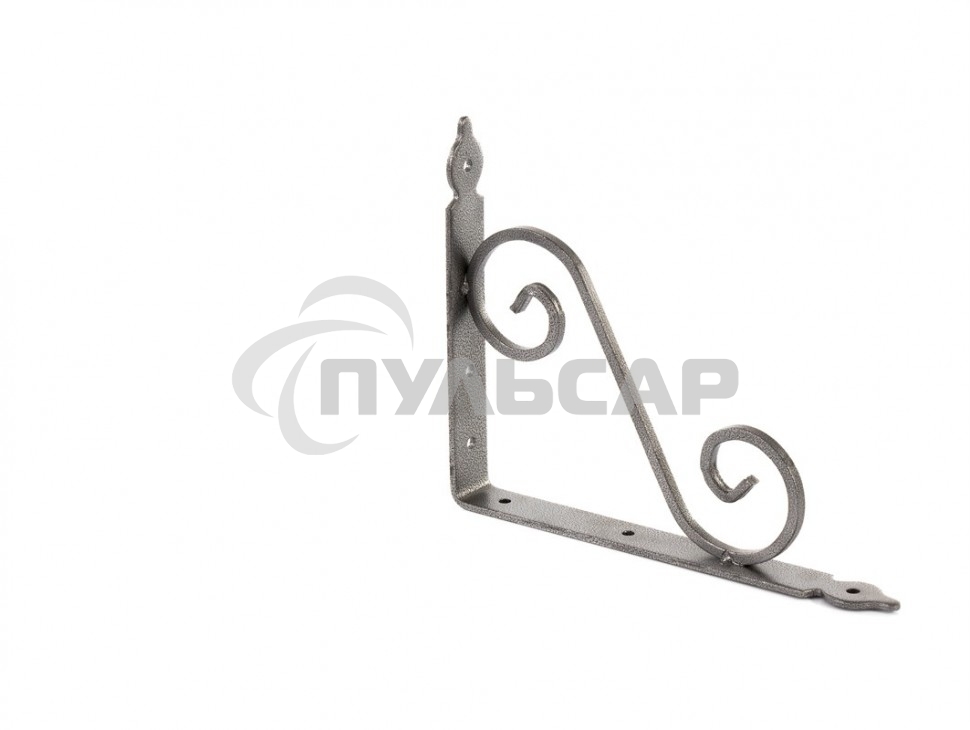 Кронштейн декоративный 190 х 240 х 25 х 3,5 мм, темно-серый Сибртех