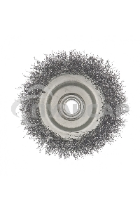 Щетка СИБРТЕХ для УШМ, 100 мм М14, чашка, витая проволока 0,3 мм 746057