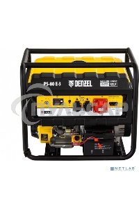 Электрогенератор бензиновый Denzel PS 80 E-3, 6.5 кВт, 85 дБ, 87 кг
