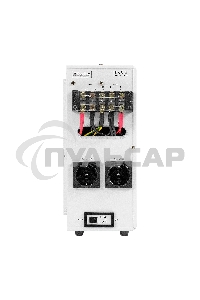 Стабилизатор напряжения настенный ExeGate Master Turbo XV-10000 (10000ВА, вход 80-265В, цветной дисплей, выход 220В±8%, КПД 98%, 5 уровней защиты, задержка, усиленный метал.корпус, 2*Schuko+клем.колодка, RTL)