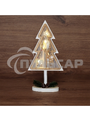 Деревянная фигурка с подсветкой 