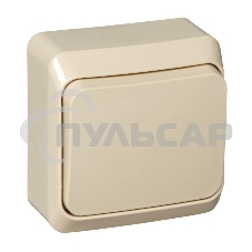 Переключатель 1-кл. ОП Этюд 10А крем. SchE BA10-004K