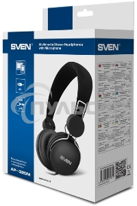 Наушники SVEN AP-320M черный микрофон