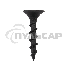 Саморез гипсокартон-дерево KRANZ 3,5х19 пакет (1000 шт/уп)