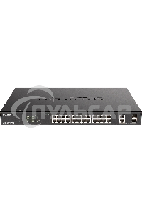 Настраиваемый L2 коммутатор D-Link DGS-1100-26MPPV2/A3A с 24 портами 10/100/1000Base-T и 2 комбо-портами 1000Base-T/SFP (порты 1-24 PoE 802.3af/at, порты 21-24 PoE 802.3bt, PoE-бюджет 525 Вт)