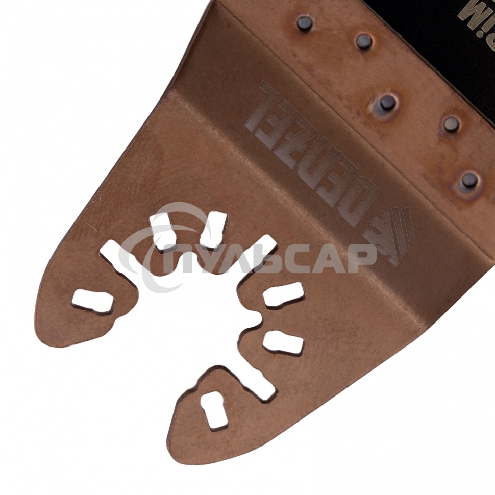 Насадка для МФИ режущая прямая, BiM, по металлу и дереву, 65 x 1,2 мм, мелкий зуб Denzel