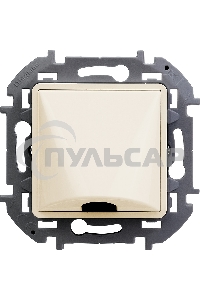 Inspiria Вывод кабеля с зажимом для крепления слоновая кость