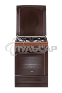 Плита газовая Gefest ПГ 6100-01 0001 коричневый, конфорок 4 шт, духовка 52 л, 60 см x 85 см x 60 см