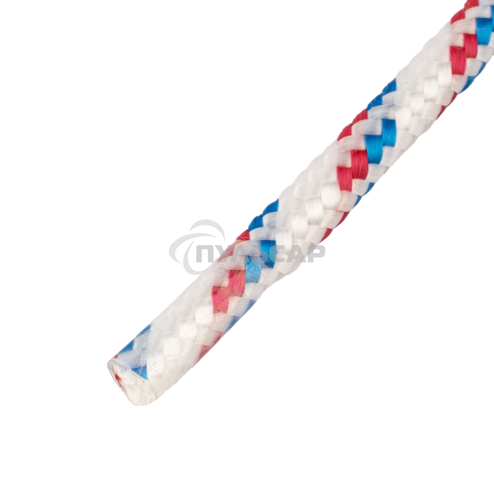 Фал плетеный СИБРТЕХ полипр. 16-прядный с полипр. серд. 8 мм, бухта 100 м, 520 кгс СИБРТЕХРоссия 93966