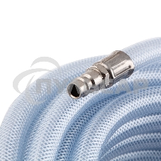 Шланг STELS 57025пневматический пвх 10x16мм 18 бар армированный прозрачный быстросъемное соединени