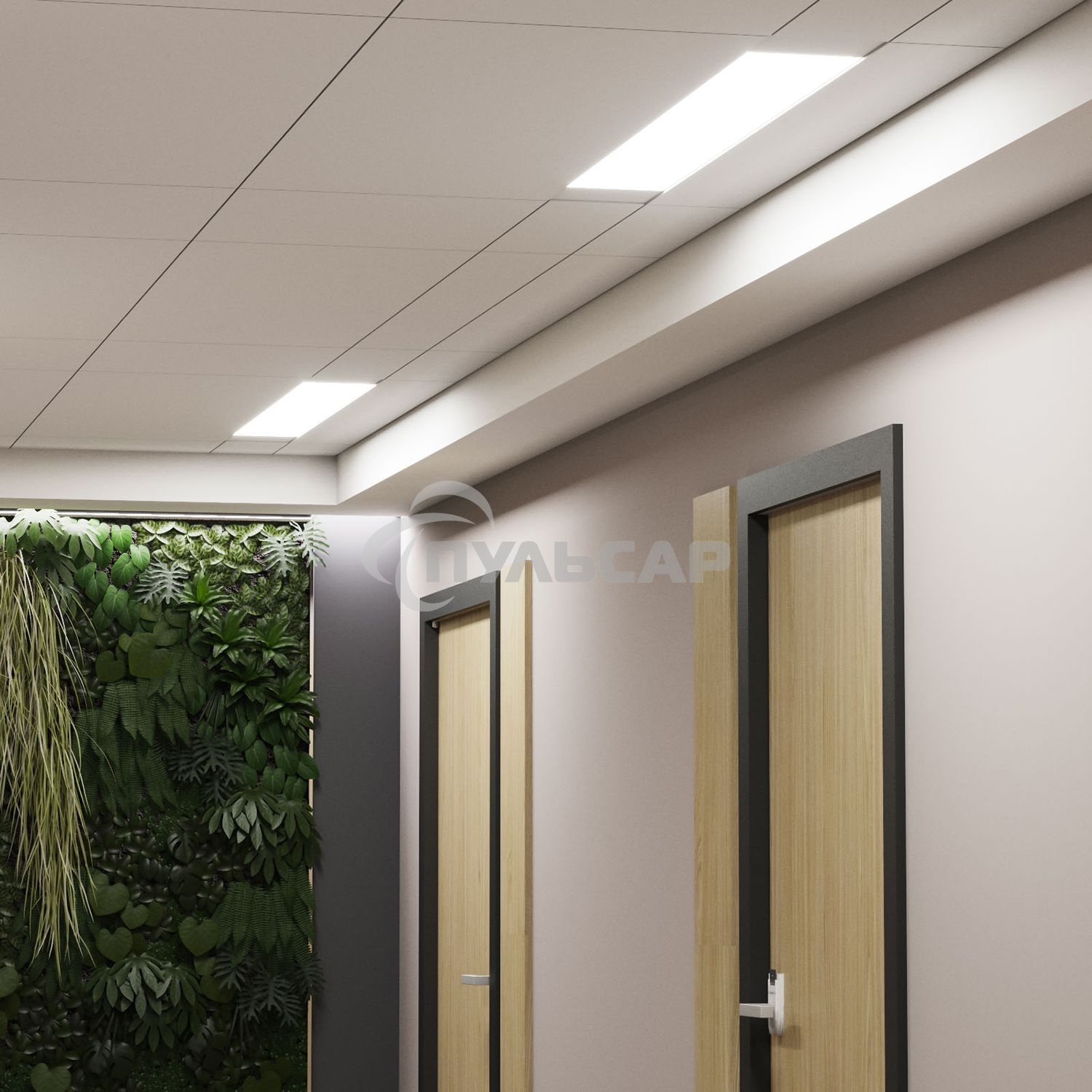 Светильник линейный Gauss WLF-1 50W 4550lm 6500K 185-265V IP20 1492*75*25мм алюминий LED 1/20