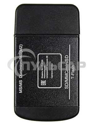 Устройство чтения карт памяти USB 2.0 Buro BU-CR-3103 черный