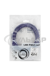 Патч-корд UTP Cablexpert кат.5e, 2м, литой, многожильный, фиолетовый