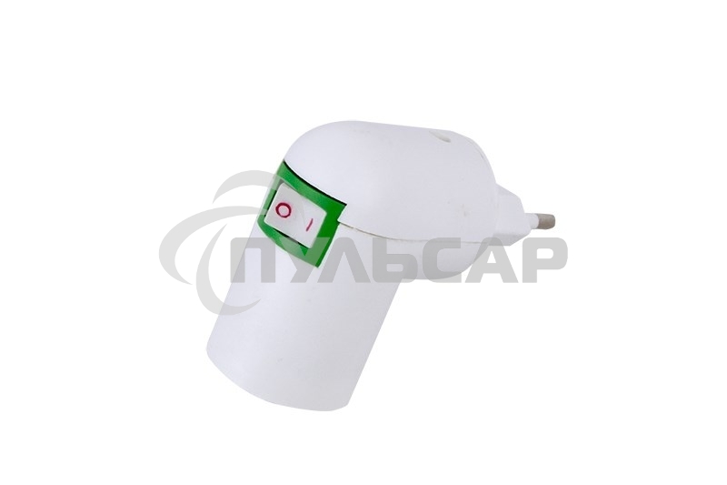 Переходник цокольный 250 В~E27 с выключателем Rexant