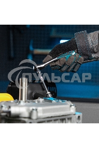 Набор торцевых головок Gross, трещотка 120 зубьев, 12 предметов, 1/4