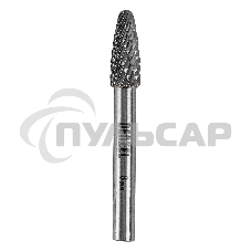 Борфреза по металлу твердосплавная, параболическая, тип-F, 8 мм Denzel