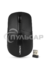 Мышь беспроводная Crown CMM-932W черный, 1000 dpi, радиоканал, USB, кнопки - 3