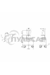 Тумблер 250V 15А (4c) ON-OFF двухполюсныйRexant