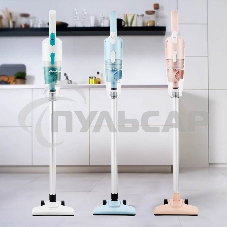 Вертикальный пылесос КТ-586-1 белый