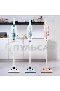 Вертикальный пылесос КТ-586-1 белый