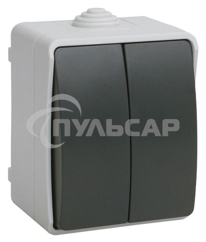 Выключатель 2-кл. ОП ФОРС 10А IP54 сер. ВС20-2-0-ФСр ИЭК EVS20-K03-10-54-DC