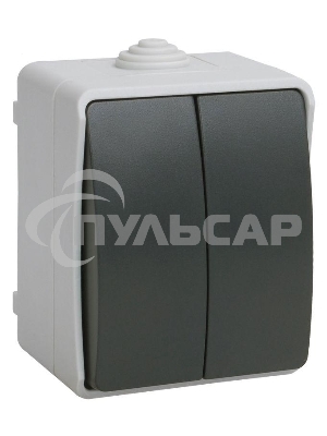 Выключатель 2-кл. ОП ФОРС 10А IP54 сер. ВС20-2-0-ФСр ИЭК EVS20-K03-10-54-DC