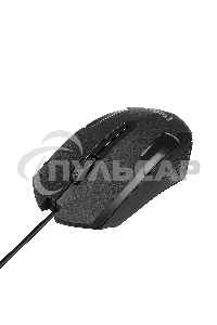 Мышь проводная ExeGate SH-9025L OEM черный, 1000 dpi, USB, кнопки - 3