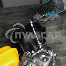 Набор торцевых головок Gross, трещотка 120 зубьев, 12 предметов, 1/4