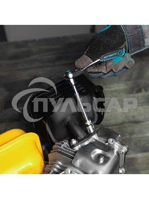 Набор торцевых головок Gross, трещотка 120 зубьев, 12 предметов, 1/4