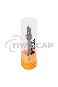 Борфреза по металлу твердосплавная, параболическая, тип-F, 8 мм Denzel