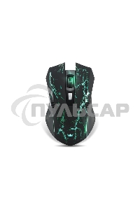 Мышь проводная Crown Gaming CMXG-600 черный, 2200 dpi, USB, кнопки - 6