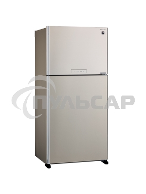 Холодильник Sharp SJ-XG60PMBE бежевый двухкамерный 422/178 л морозилка сверху, No Frost