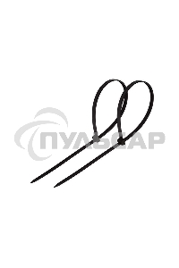 Хомут-стяжка кабельная нейлоновая Rexant 150 x3,6 мм, черная, упаковка 100 шт.