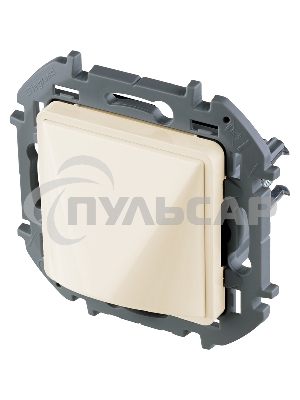 Inspiria Вывод кабеля с зажимом для крепления слоновая кость