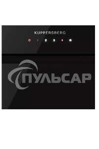 Вытяжка встраиваемая Kuppersberg High-Tech Inflat 60 B черный, 60 см, 780 куб. м/ч, 56 дБ