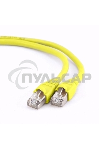 Патч-корд FTP Cablexpert кат.6, 10м, литой, многожильный (желтый)