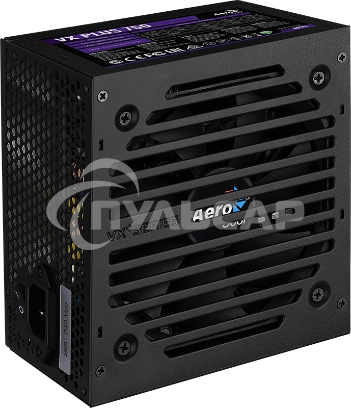 Блок питания Aerocool / Formula VX-750 PLUS, 750Вт 120мм, черный