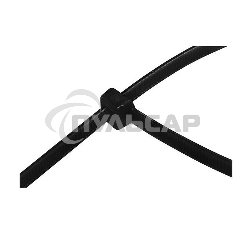 Хомут-стяжка кабельная нейлоновая Rexant 150 x3,6 мм, черная, упаковка 100 шт.