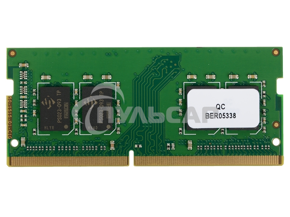 Оперативная память Patriot Signature, DDR4, 4Gb (1x4 Gb), 2400 MHz, CL17, SO-DIMM