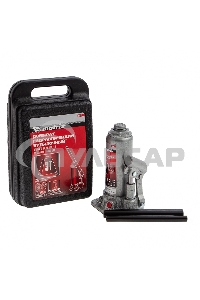 Домкрат Matrix бутылочный 3т h подъема 194–372мм в пласт. кейсе