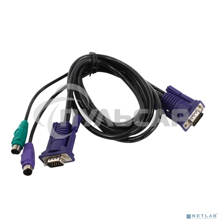 Переключатель D-Link DKVM-CB Кабель KVM длиной 1,8 м с разъемами PS2
