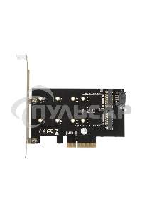 Переходник ExeGate EXE-509 M.2 B key + M.2 M Key -> PCI-Ex4/SATA