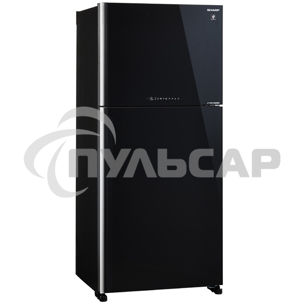 Холодильник Sharp SJ-XG60PGBK черный двухкамерный 422/178 л морозилка сверху, No Frost