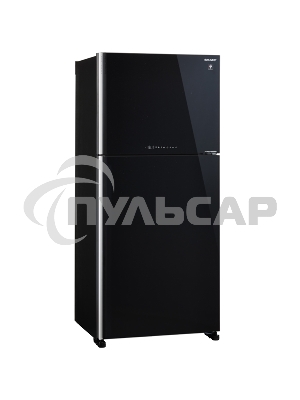 Холодильник Sharp SJ-XG60PGBK черный двухкамерный 422/178 л морозилка сверху, No Frost