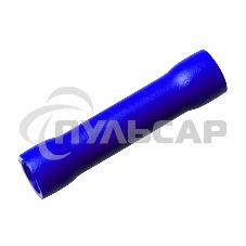 Соединительная гильза изолированная L-26 мм 1.5-2.5 мм² (ГСИ 2.5/ГСИ 1,5-2,5) синяя Rexant